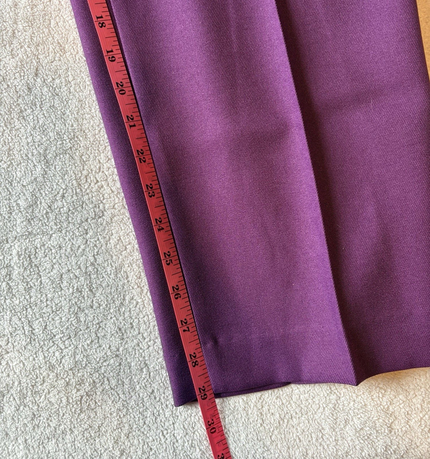 Vintage Haberdashery Plum Color Trousers NWT. Size 18. Made In USA