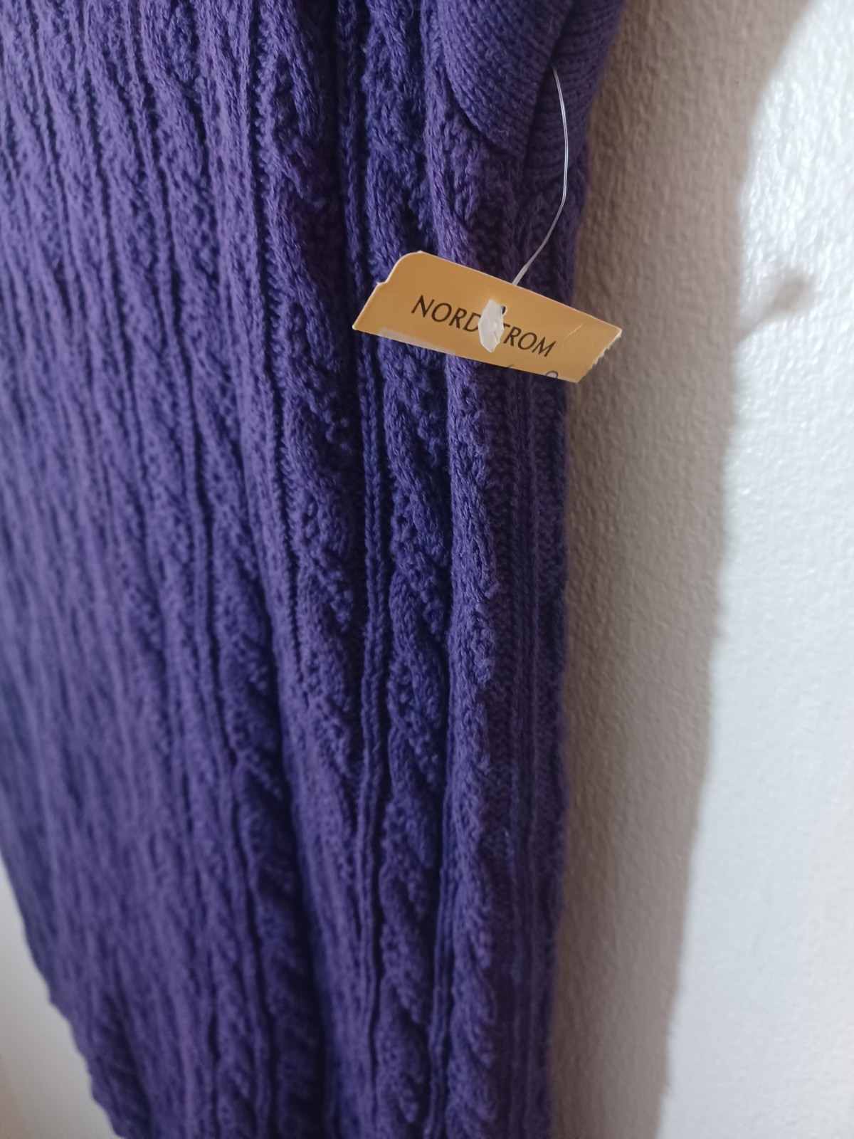 Essentials Elments Women’s 1980s Button-up Purple Sweater Vest Vintage XL