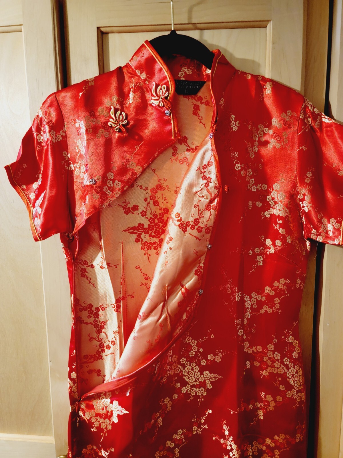 Brand New Chinese Asian Oriental Japanese Geisha Dress Kimono Red Womens Large