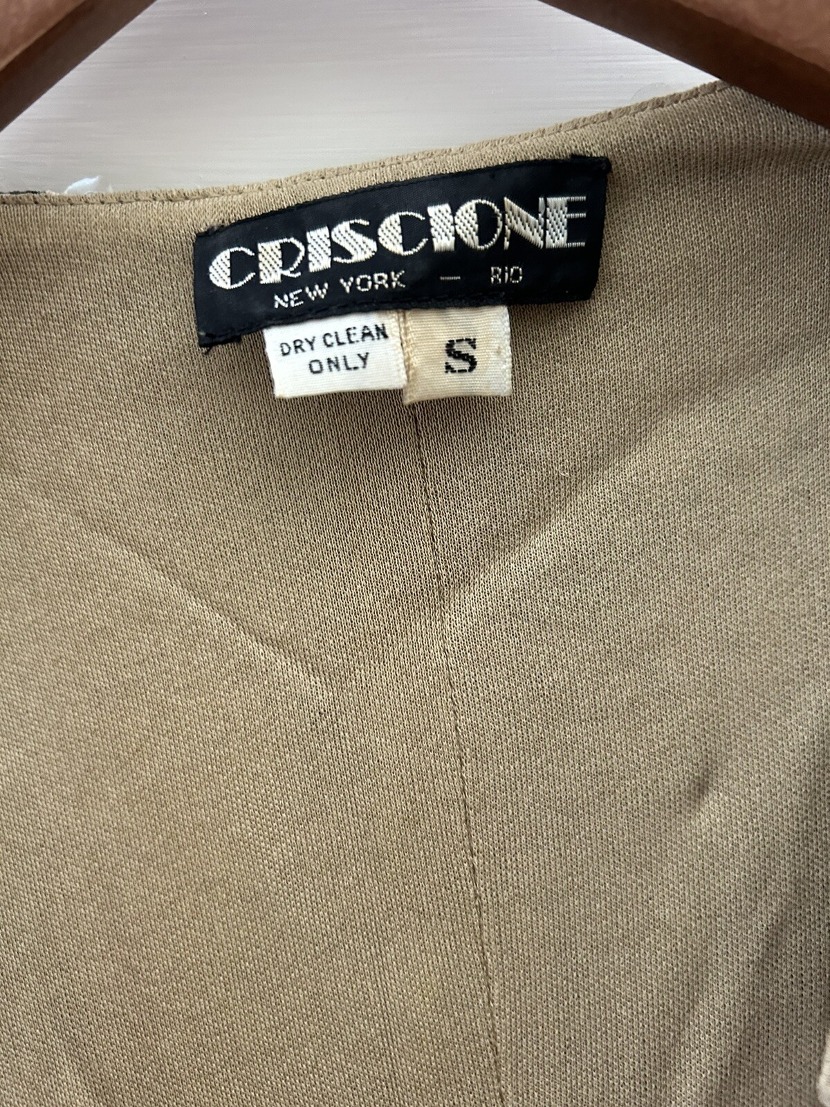 Vintage 80s Luxury Pant Suit Sz S Sequin Jersey Snakeskin Rhinestone CRISCIONE