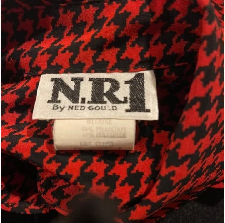 Vintage N.R. 1 by Ned Gould blouse 70s/80s