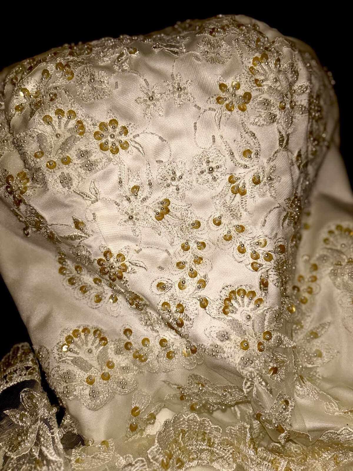 Classy And Classic, Deneki’s, Beaded Lace And Train