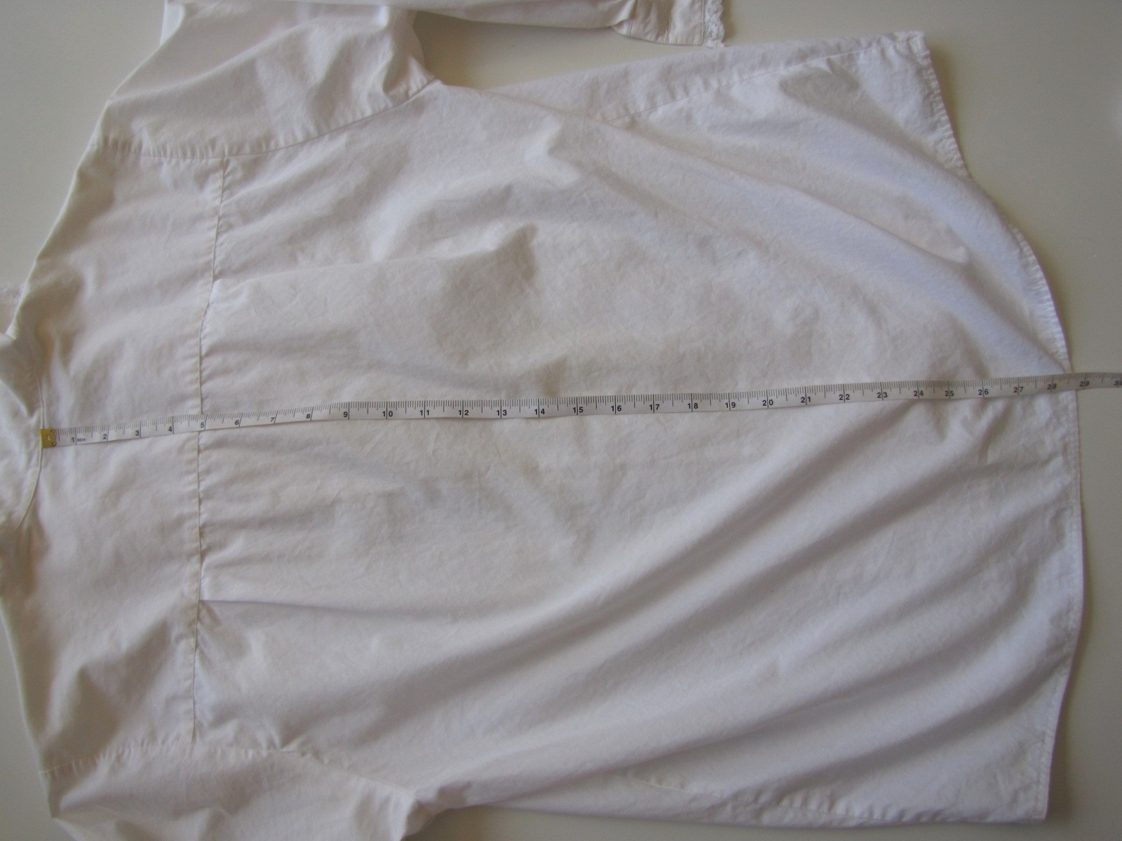 Vintage Late 1980s Laura Ashley White Cotton Victorian Style Blouse / Shirt