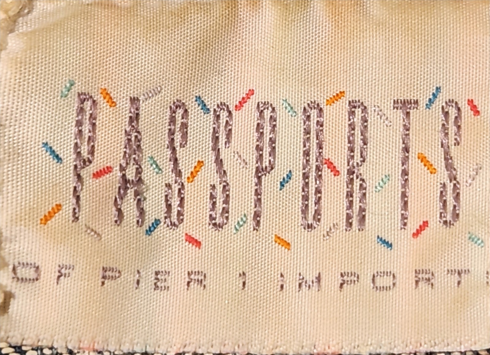 Passports of Pier 1 Imports 80’s/90’s Boho Jean Jacket Sequins Beading Size L