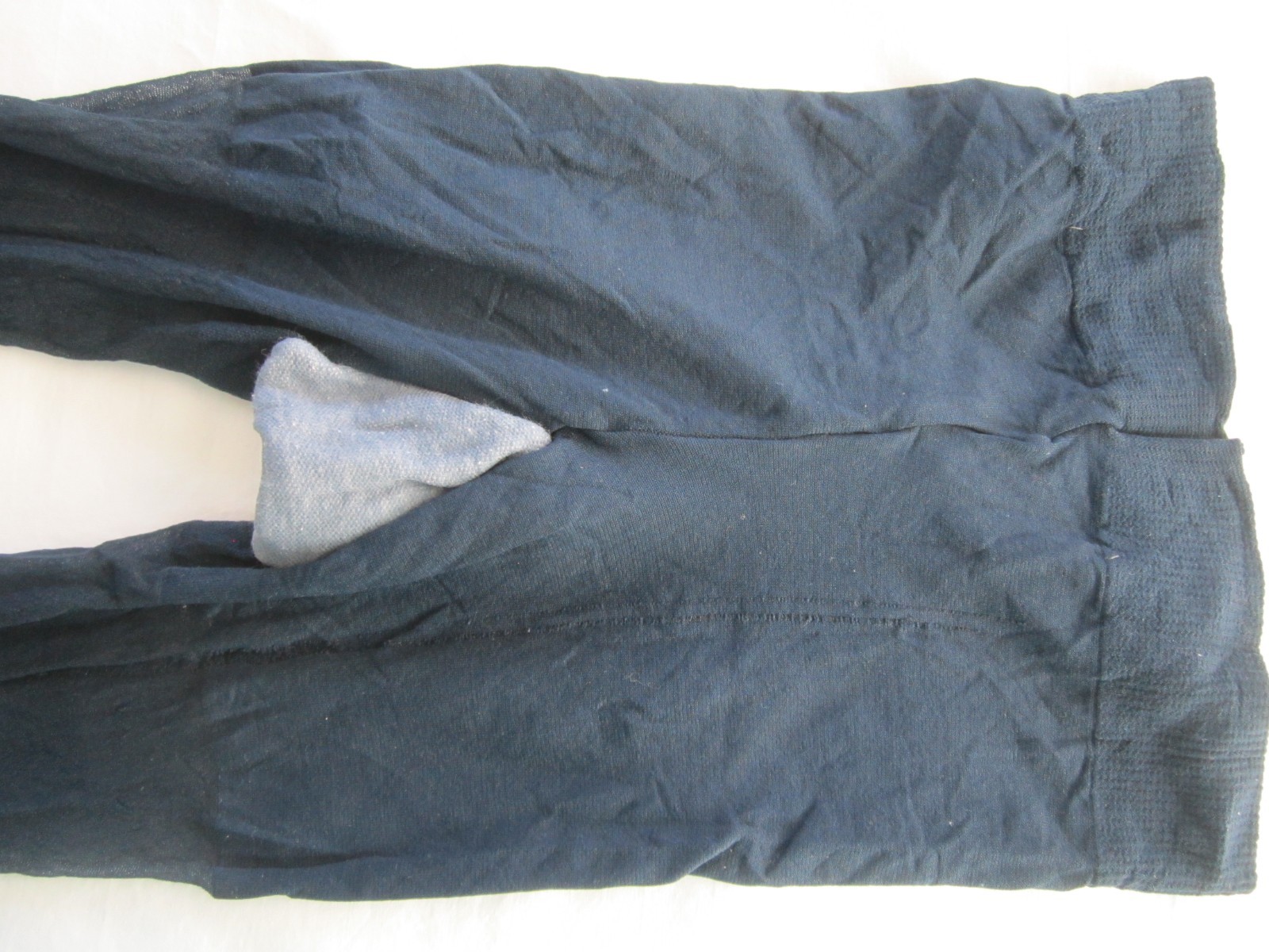 Vintage Hanes Slenderalls Pantyhose Sheer Silky Navy Nylon Stockings Size C-D