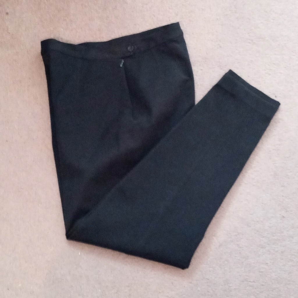 Vintage Y2K GAP „Stretch” Cotton/Spandex Slacks, Black, Size 6