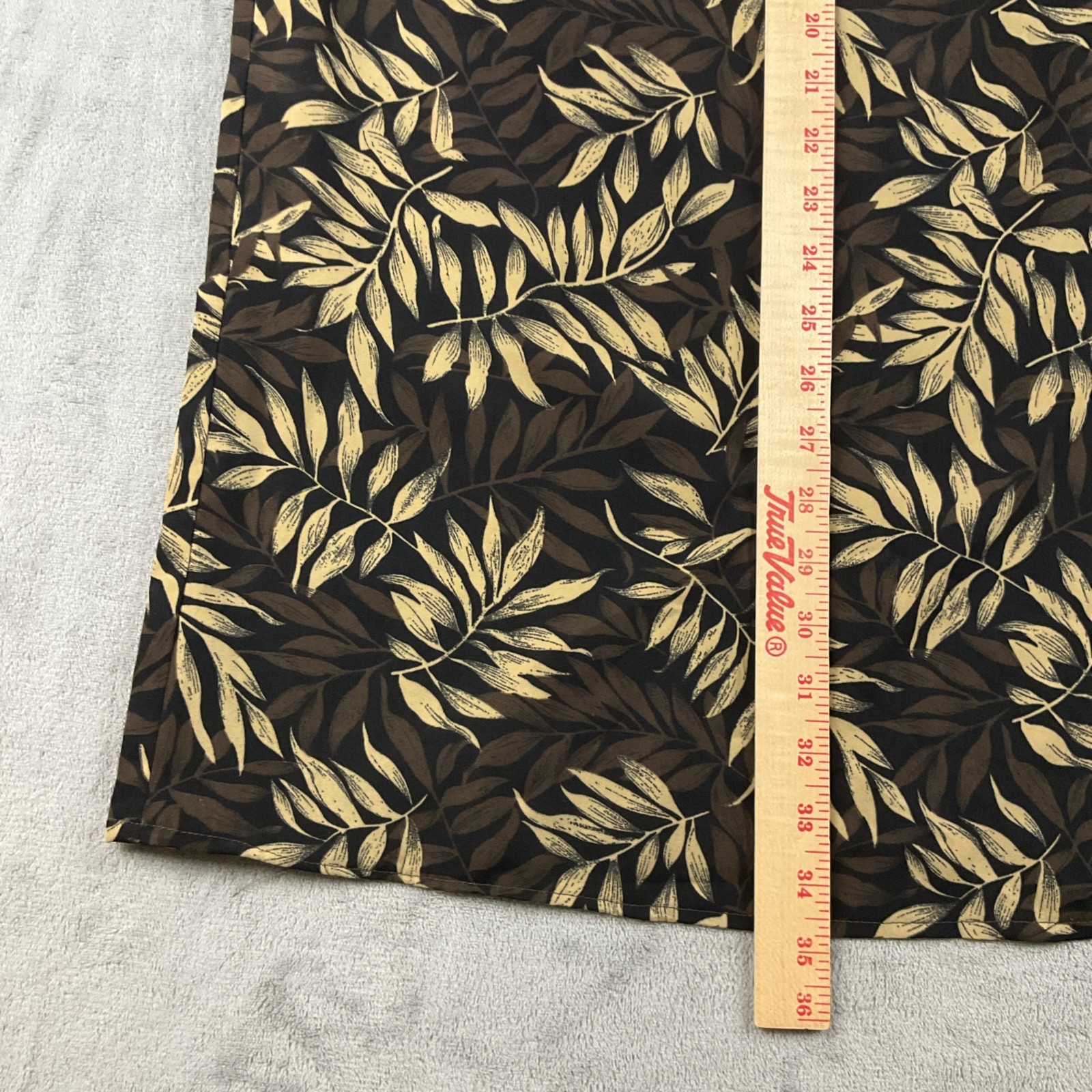 STUDIO I Black Floral Tropical Midi Sleeveless Dress Y2K 90s Travel Vacation 12