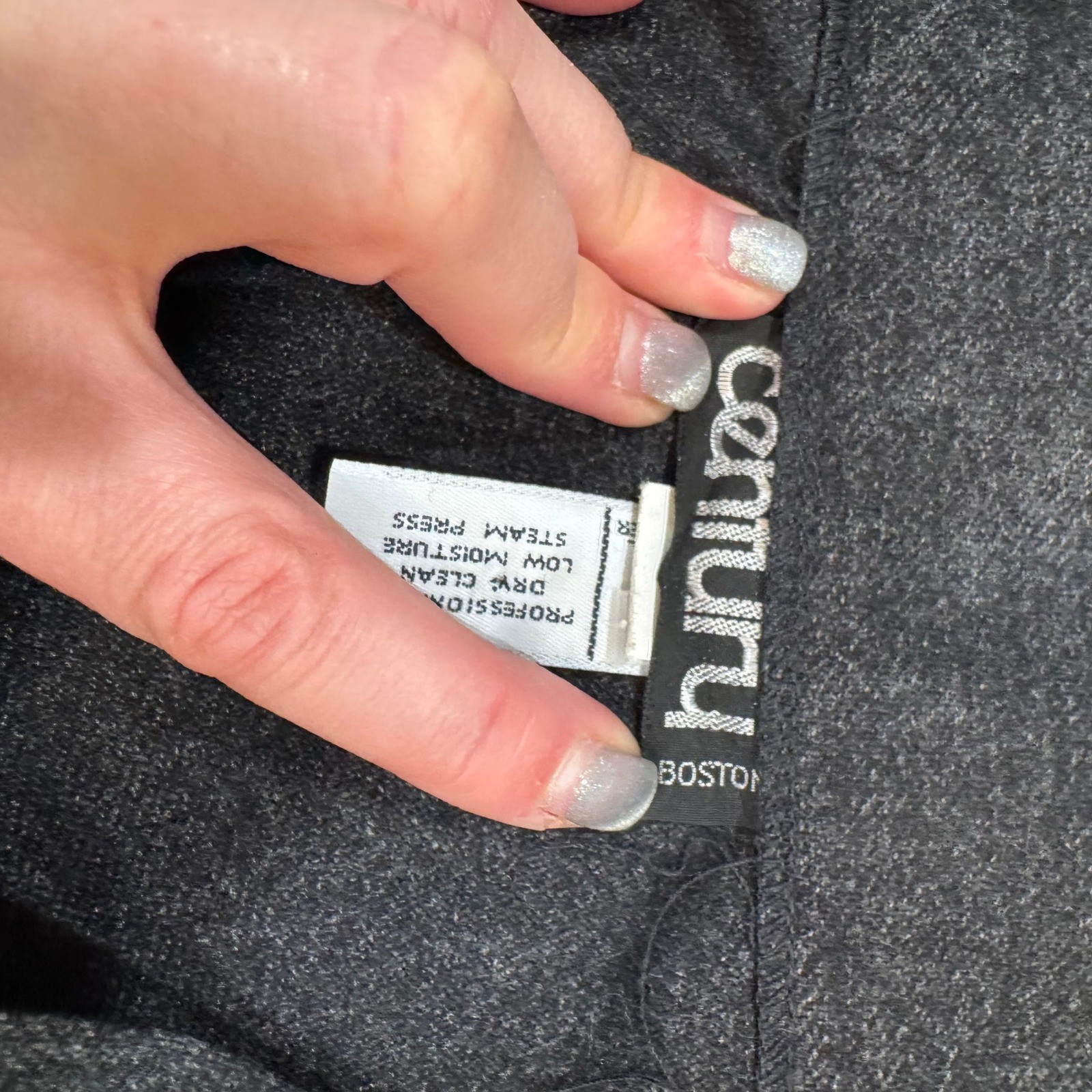 Vintage Century Boston Gray Wool Blend A-Line Midi Skirt ILGWU Made in USA Sz 12