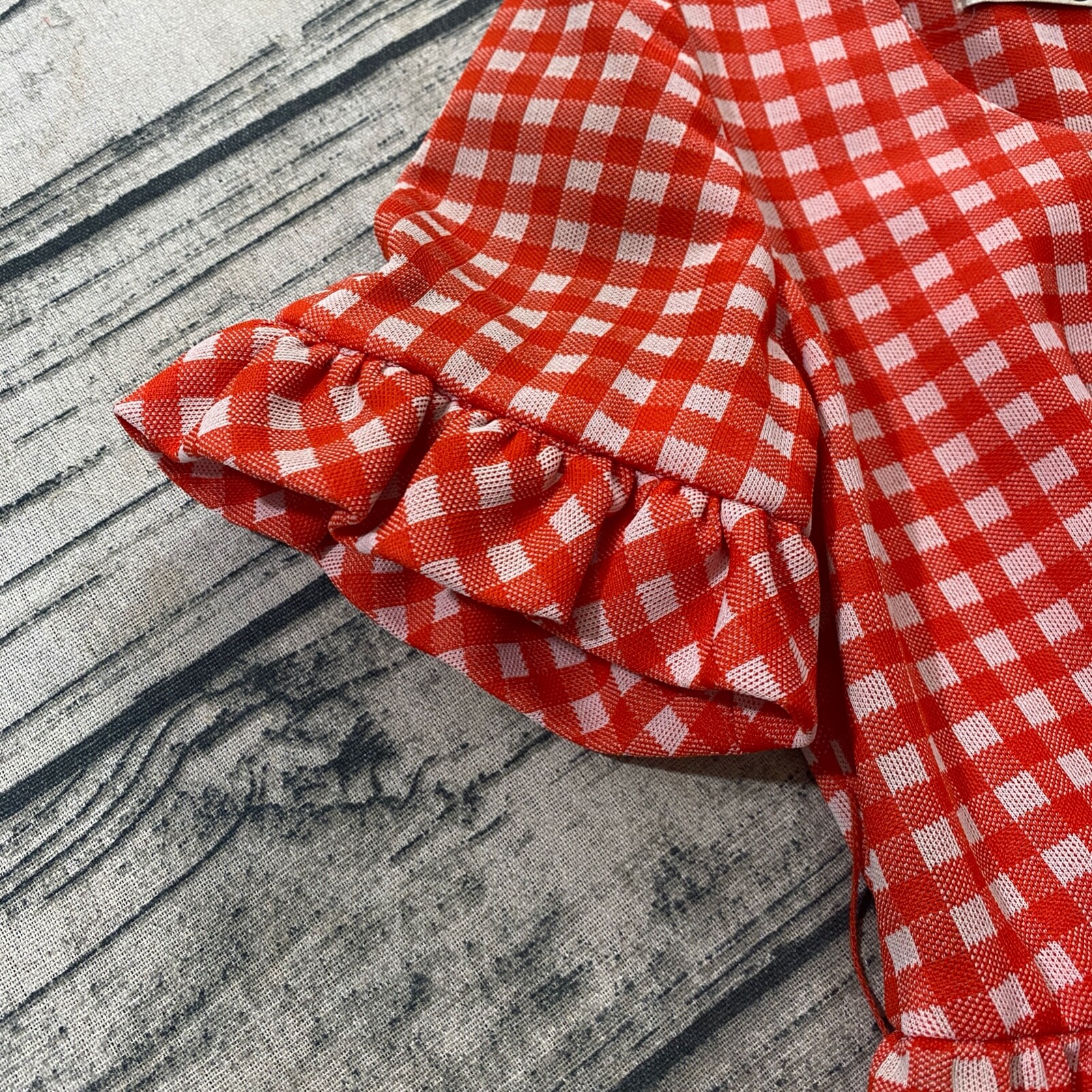 50s 60s Arthur Norgaard Dress (Fits S) Gingham Midi Shirtdress Granny Vtg