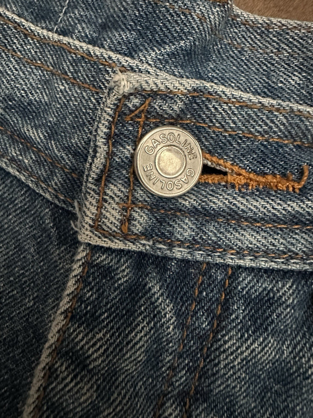 EUC Vtg Women 80s April 1983 Gasoline Blue Jeans High Rise Denim Ankle Junior 3