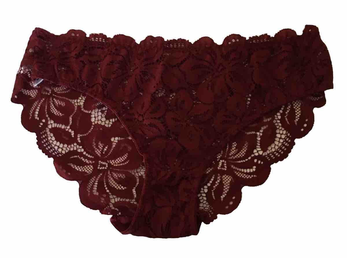VTG ~ MARILYN MONROE ~ 4 pairs of all Lace Bikini Panties Size M Nylon Blend