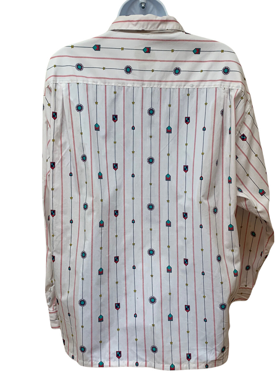 Vintage Levi’s Travelers Western Southwest Print Button up Shirt Blouse Size L
