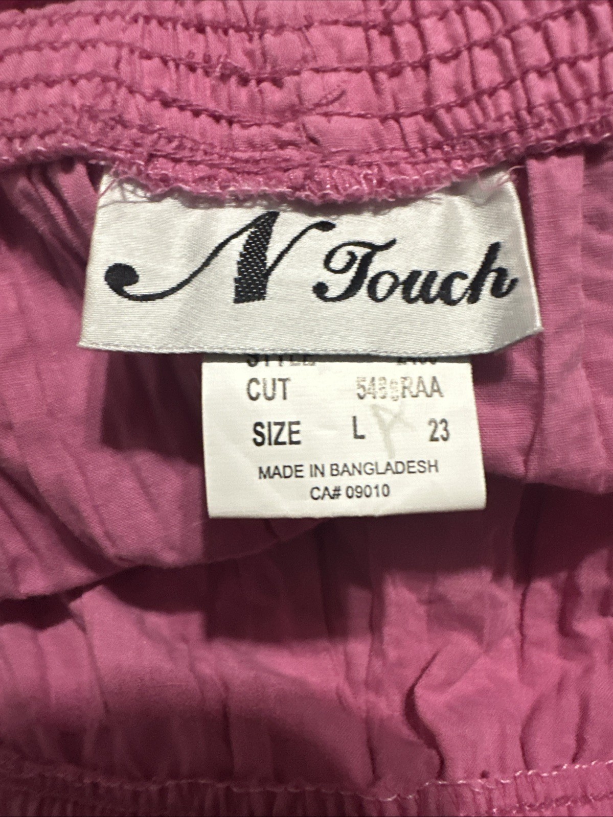 N touch Skirt Pink