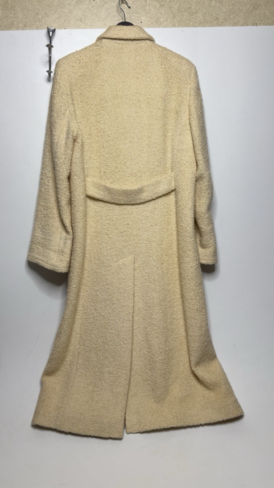 1960s Vintage Cream Wool Bouclé Coat
