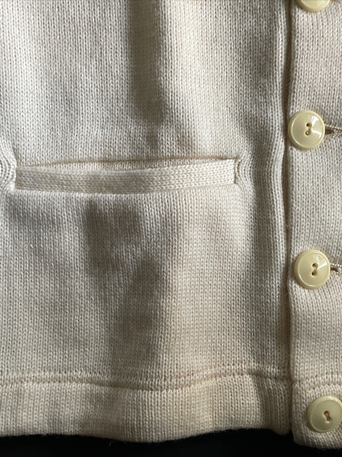 Vintage 1950s High School Sweater Letterman Cardigan Wool USA Named Sz 36 Womens