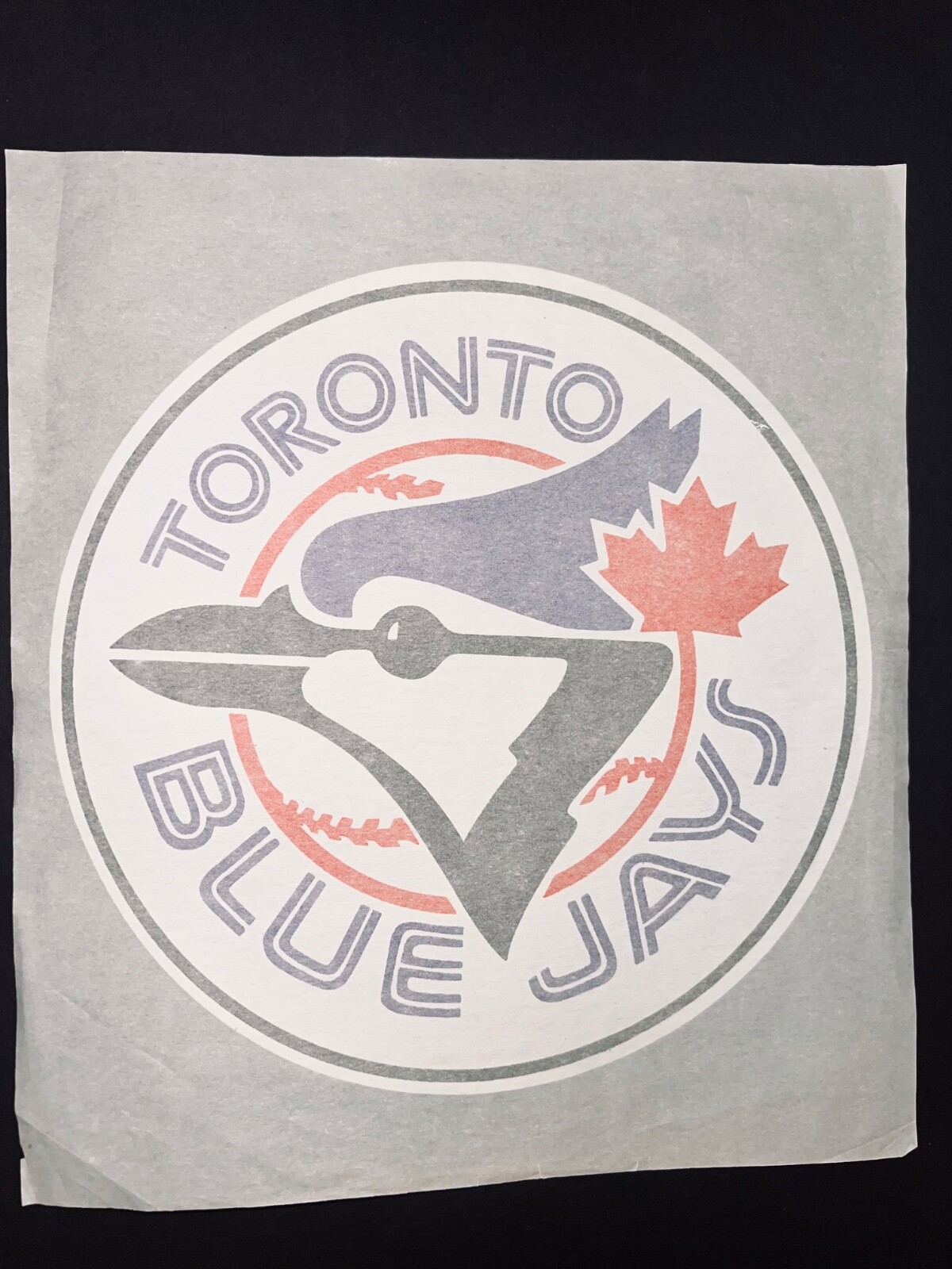 LAST vTg Toronto Blue Jays Baseball MLB 80s CATCH THE FEVER LOGO T-Shirt Iron On