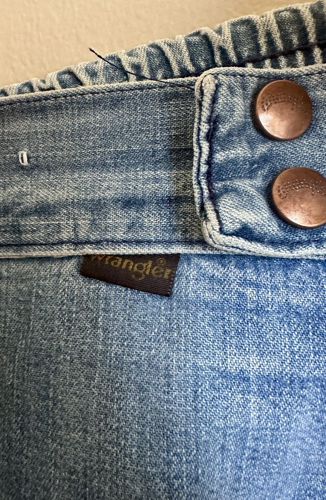 Vintage 70s Wrangler Flared Leg Misses Size 12