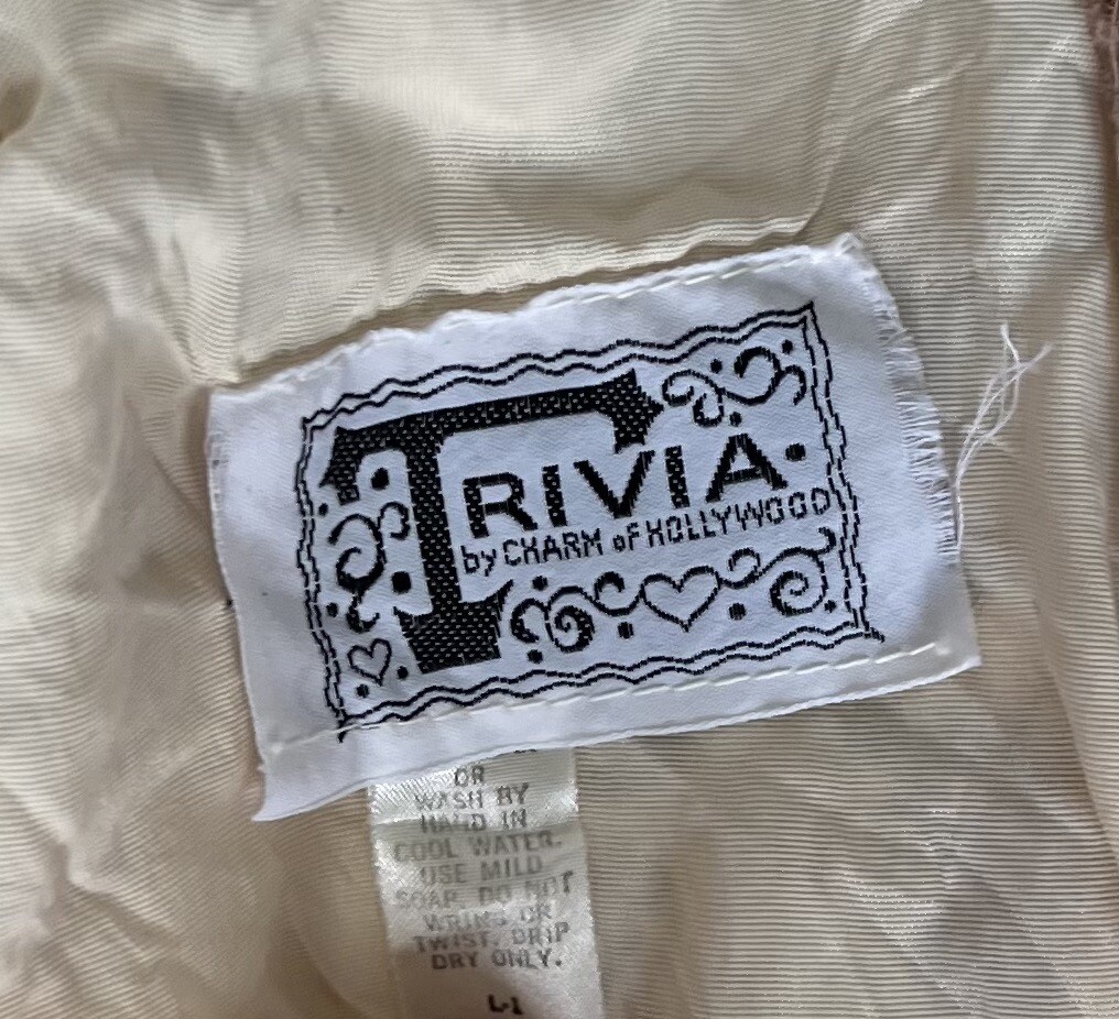 Vintage Dress Trivia by Charm of Hollywood Cottage Core Prarie Boho 4/6 #95