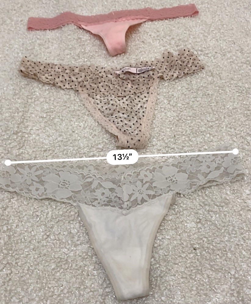 Vintage mix lote 3 Panties #0333