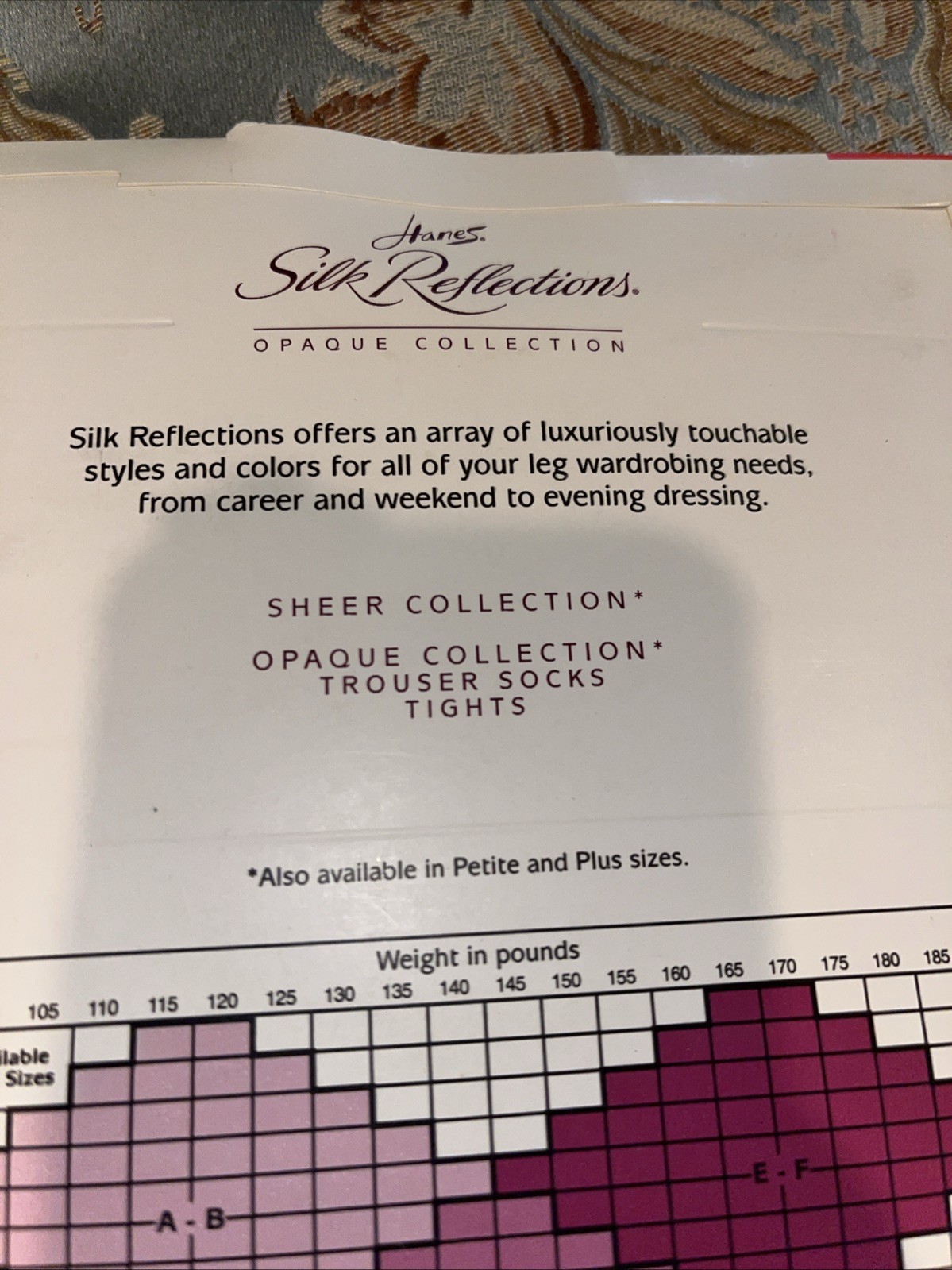 NEW Hanes Silk Reflections Lustre Opaque H98 ControlTop Tights Pantyhose Sz CD