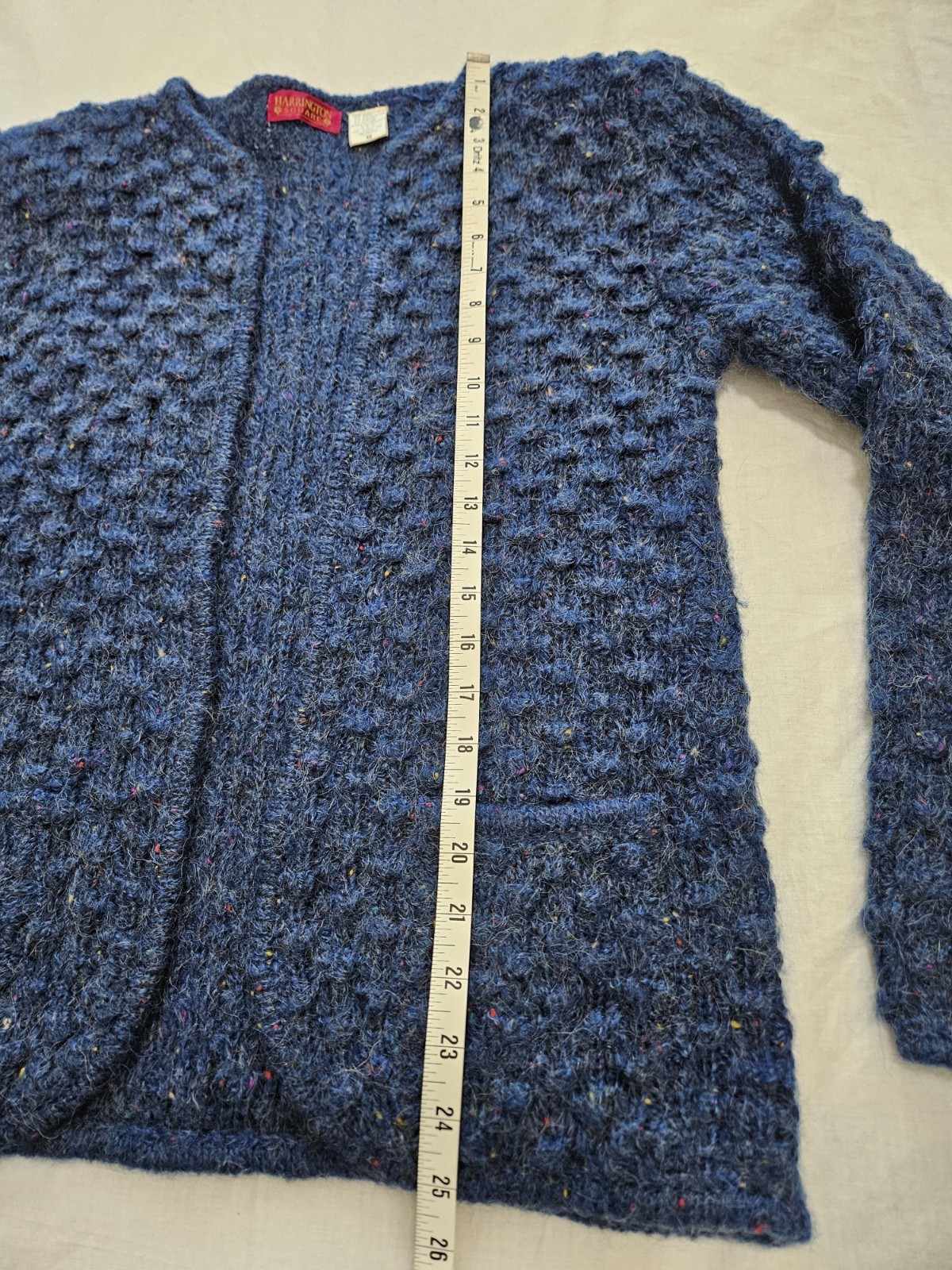 Harrington Square Vintage Women’s Sweater Cardigan Dark Blue Size Medium