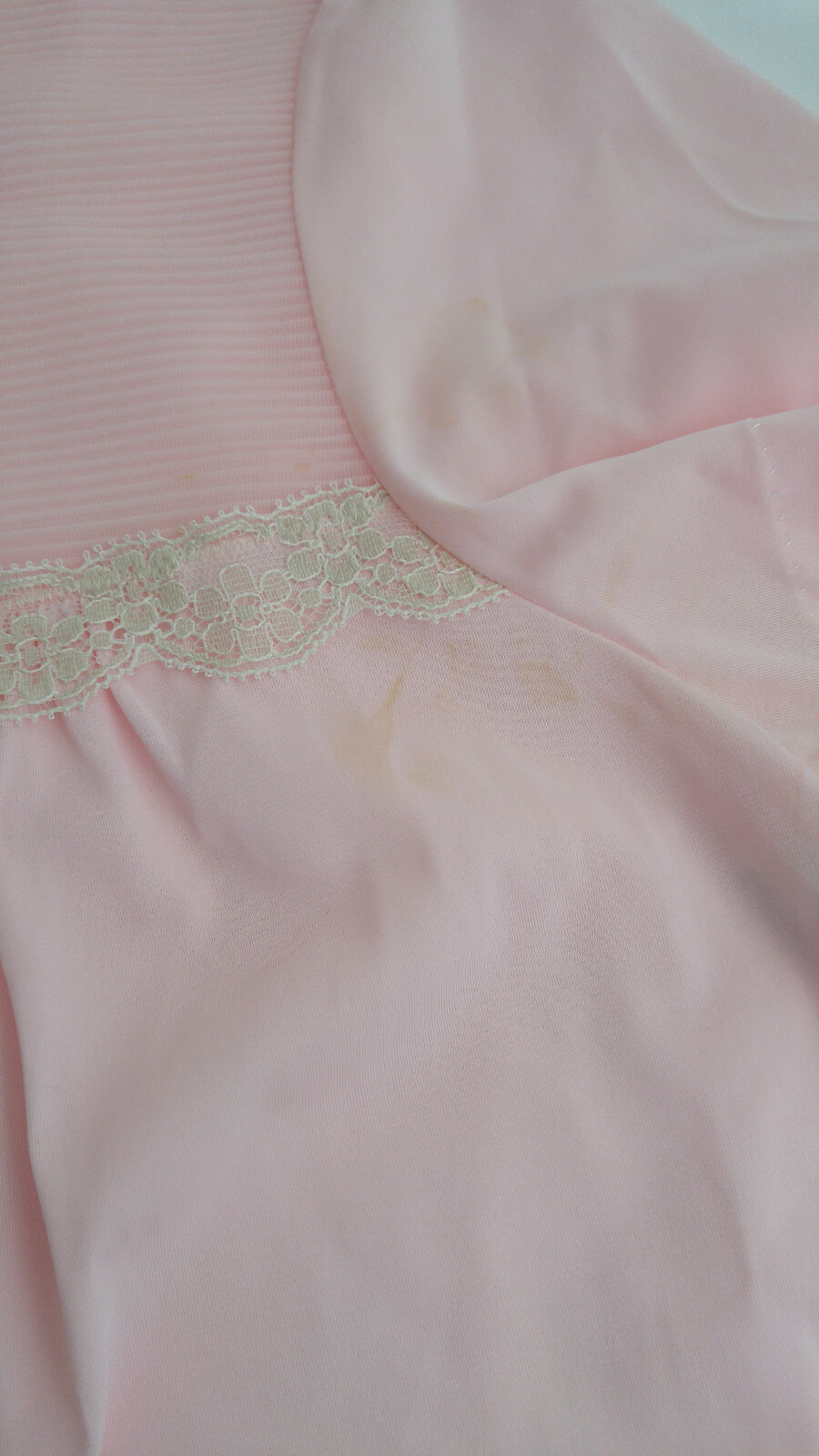 Vintage Womens Heiress Pajamas Light Pink 2 piece Set Size 36 Feminine
