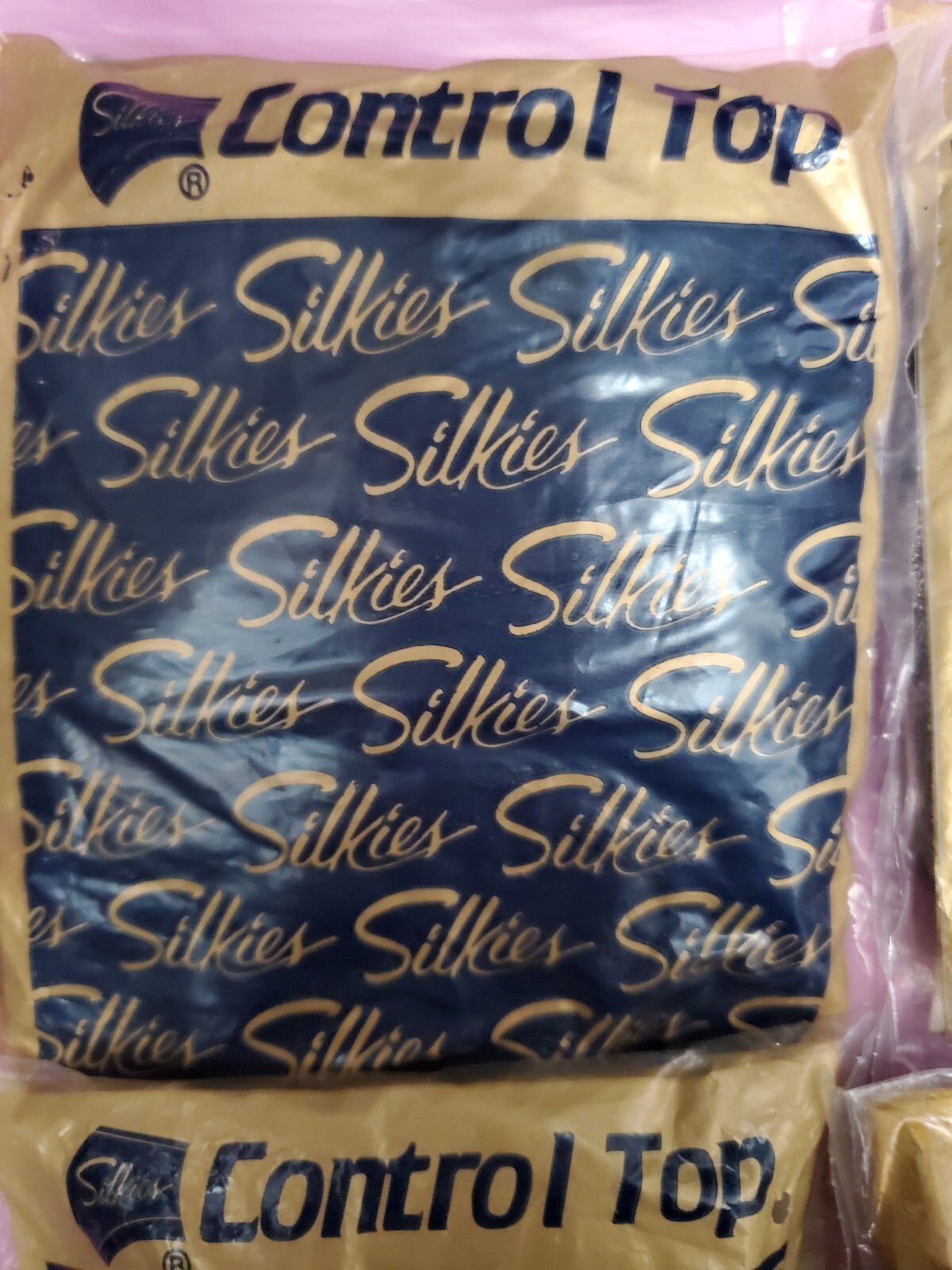 Silkies Control Top Pantyhose Mixed Lot of 4 X-TALL Ivory White Off Black Grey