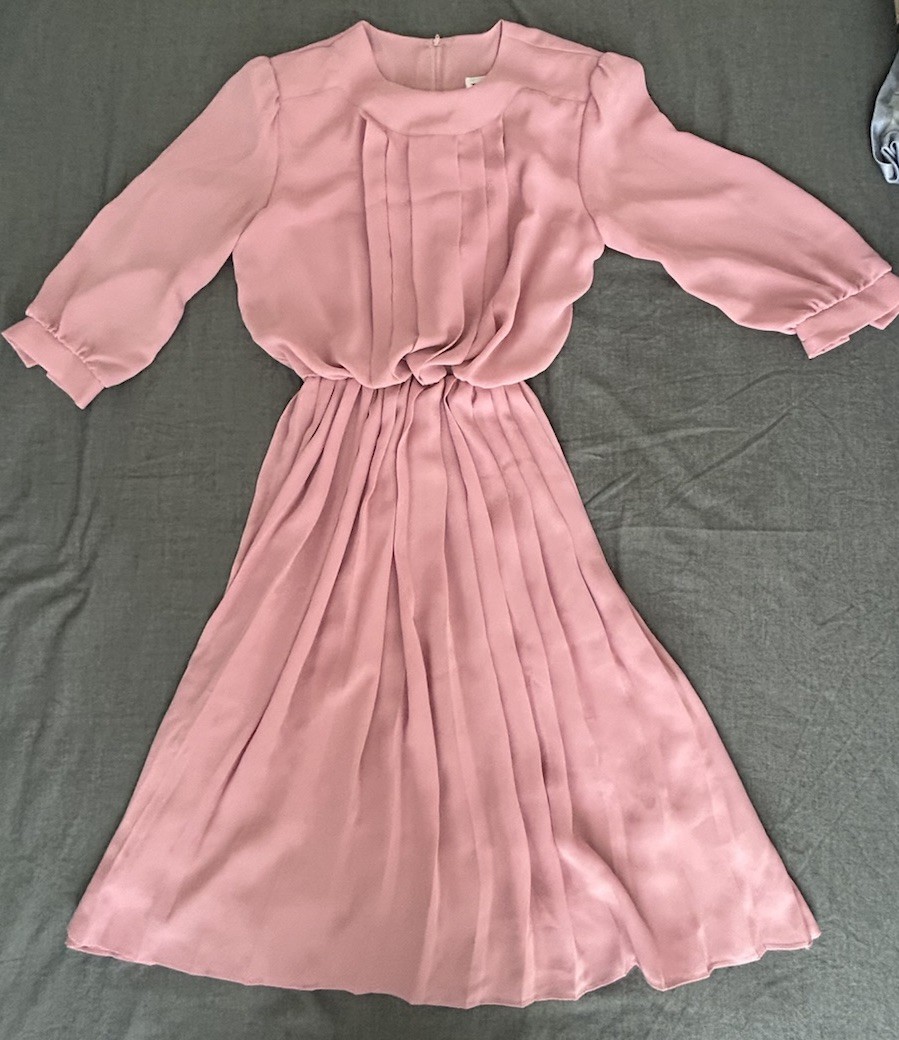 Dress Vintage Pleated