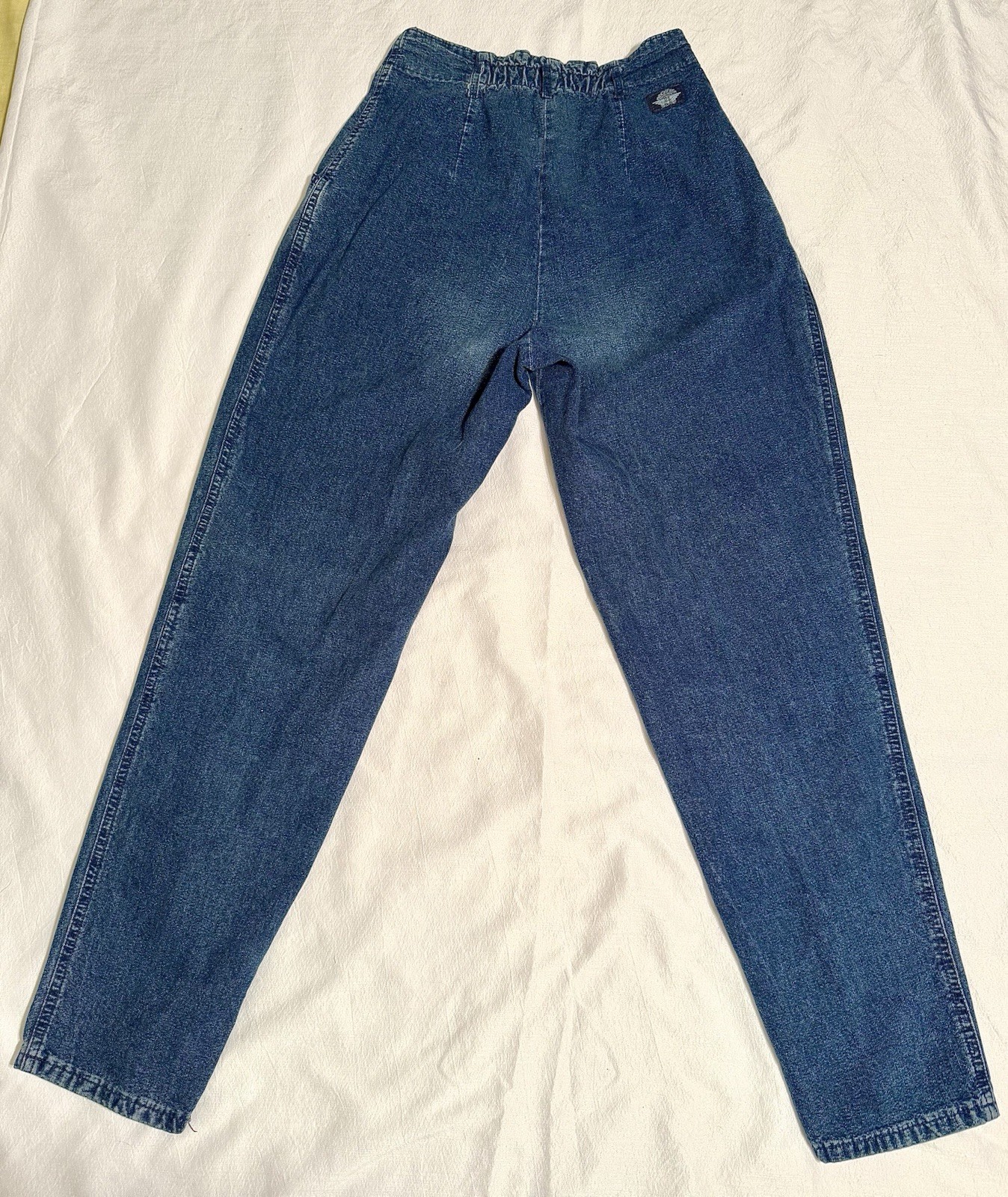 Vintage Levi’s Dockers Mom Jeans Blue Wing Tag USA 8 25×30 High Rise 90s Pleated
