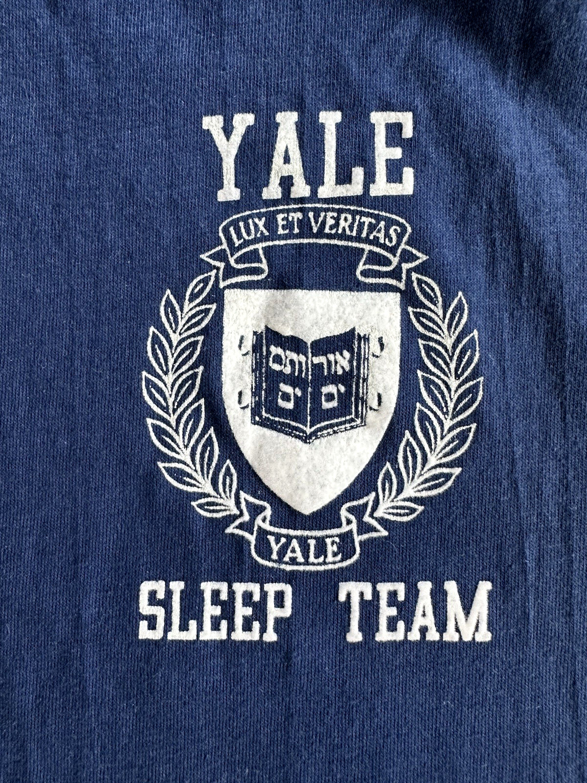 vintage 80’s YALE sleep team SLEEP SHIRT medium USA made pajamas preppy