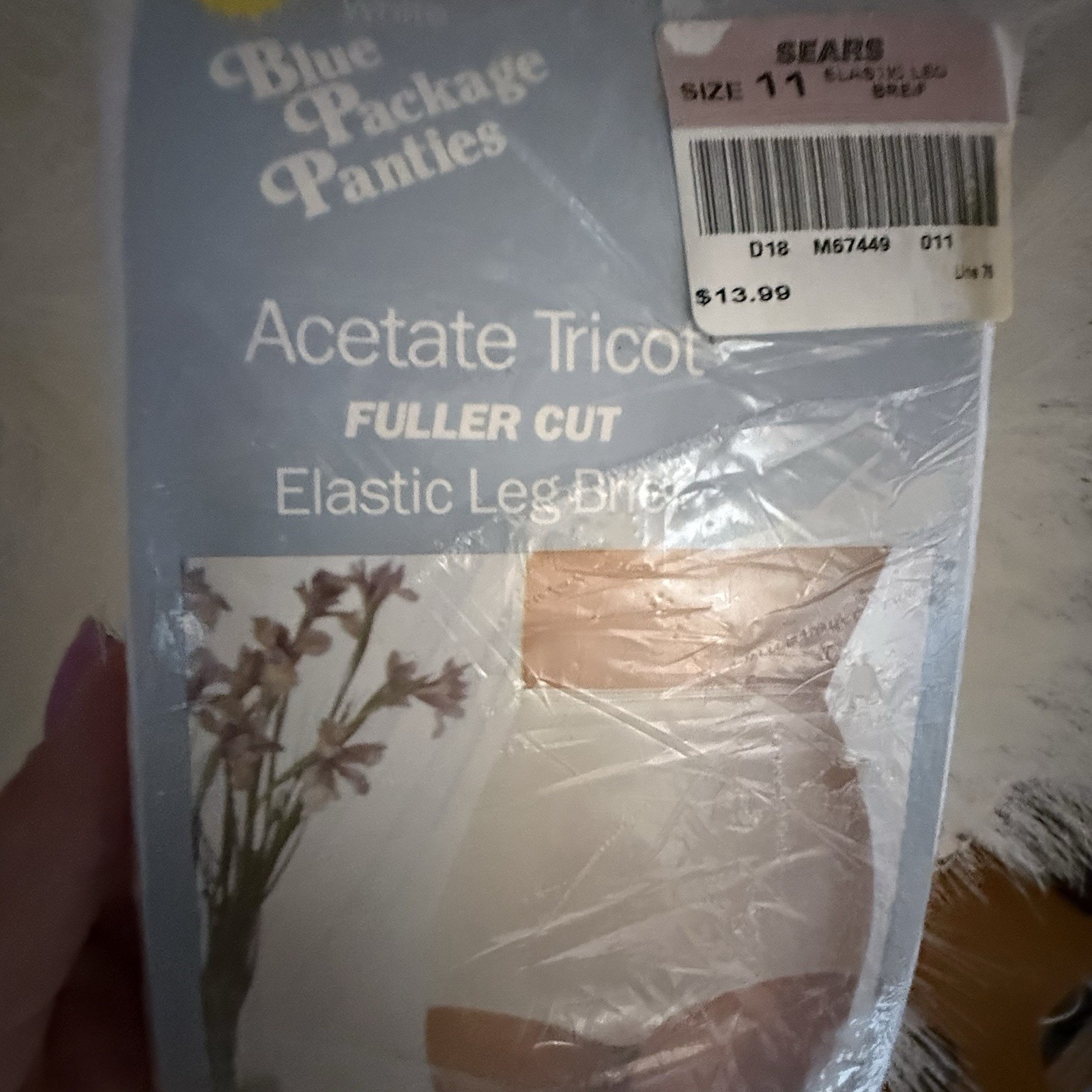 Vintage Granny Underwear SEARS Size 11 In Original 3 Package Acetate Tricot