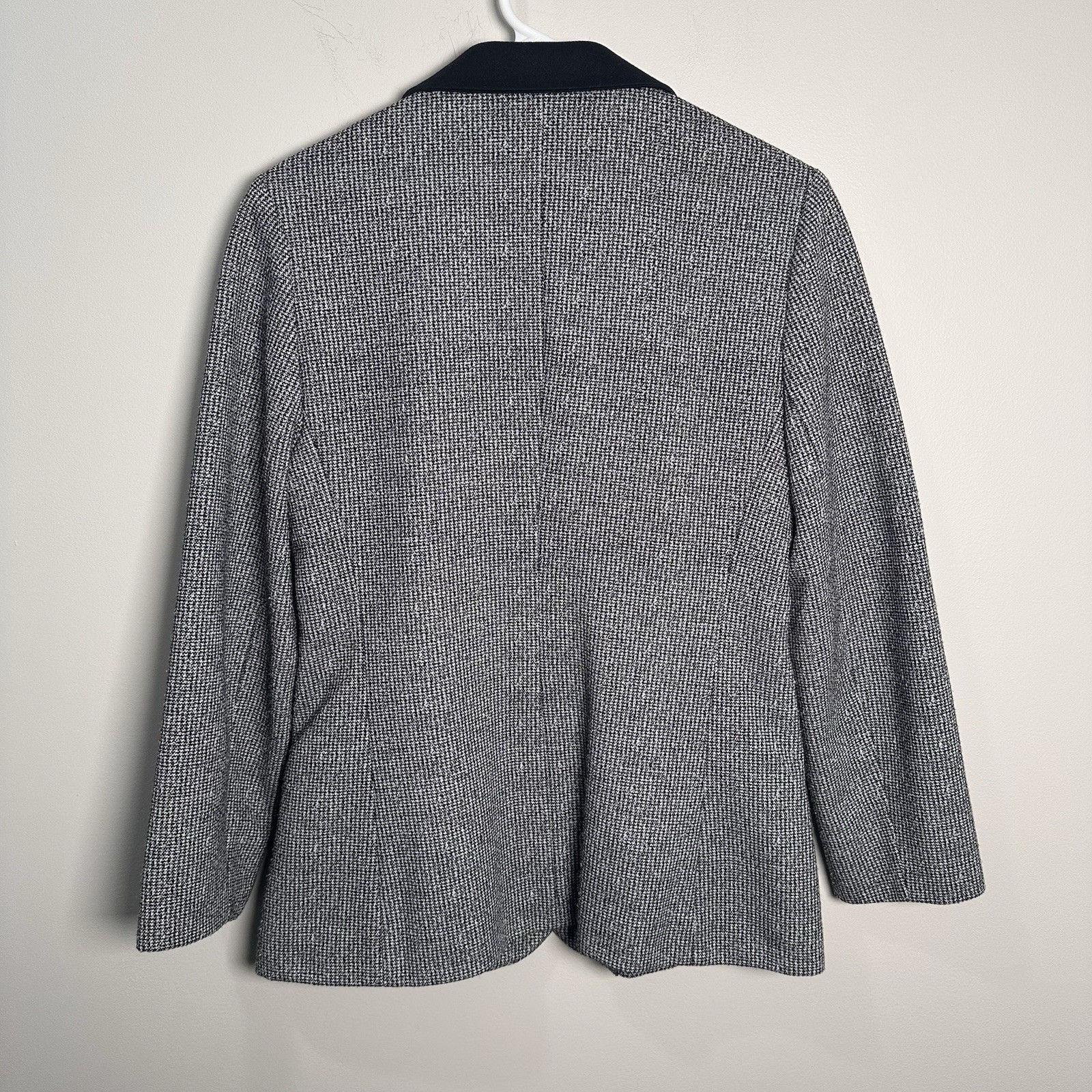 Vintage Jo Hardin Originals Blazer Black White Houndstooth Women’s, Small