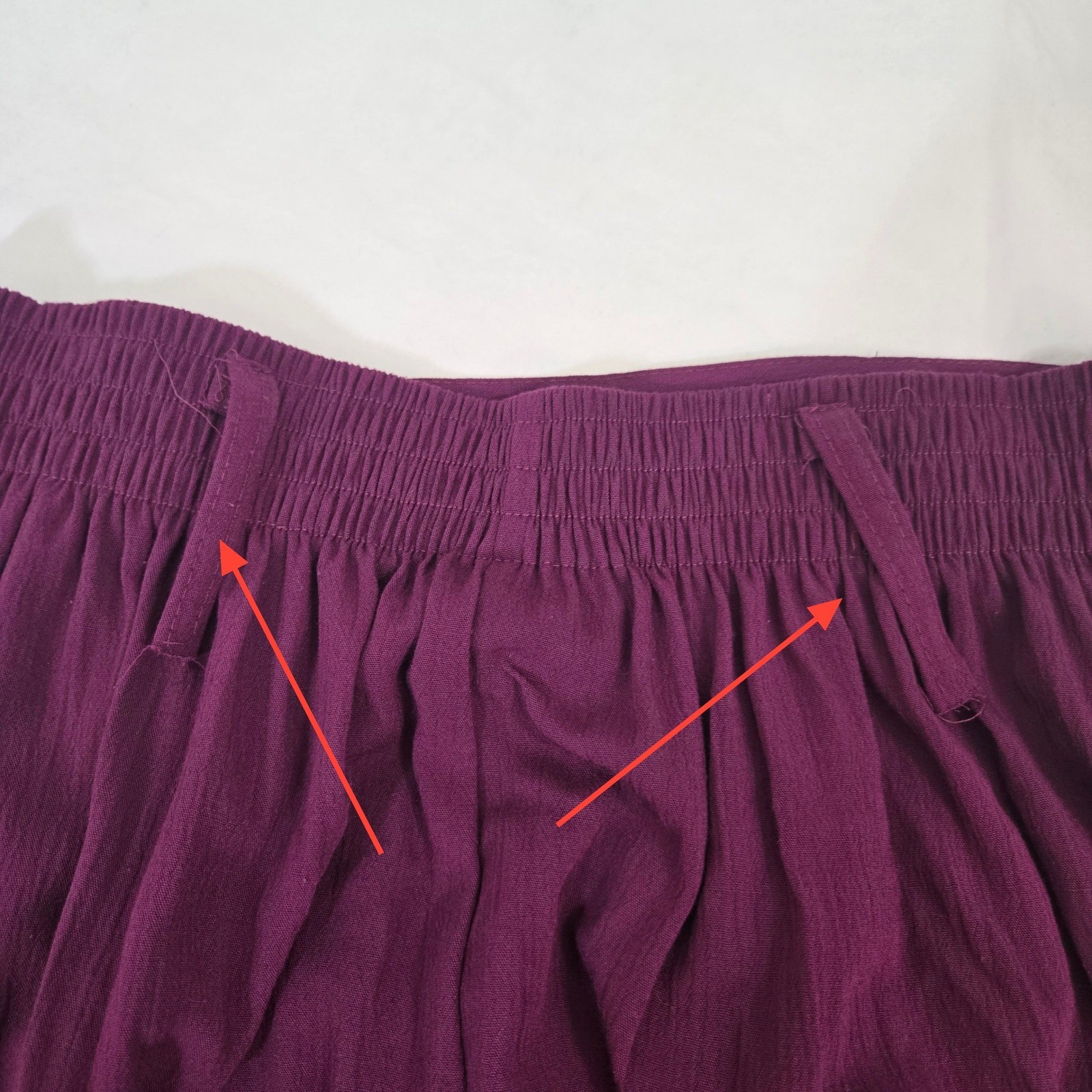 Vintage 80s Briggs New York Culottes Pants Skirt Womens 4 Purple Split Pleated