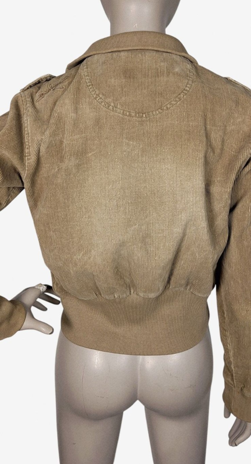 Vintage 80s 90s Billabong Brown Corduroy Zip-Up Jacket Women’s Size Medium