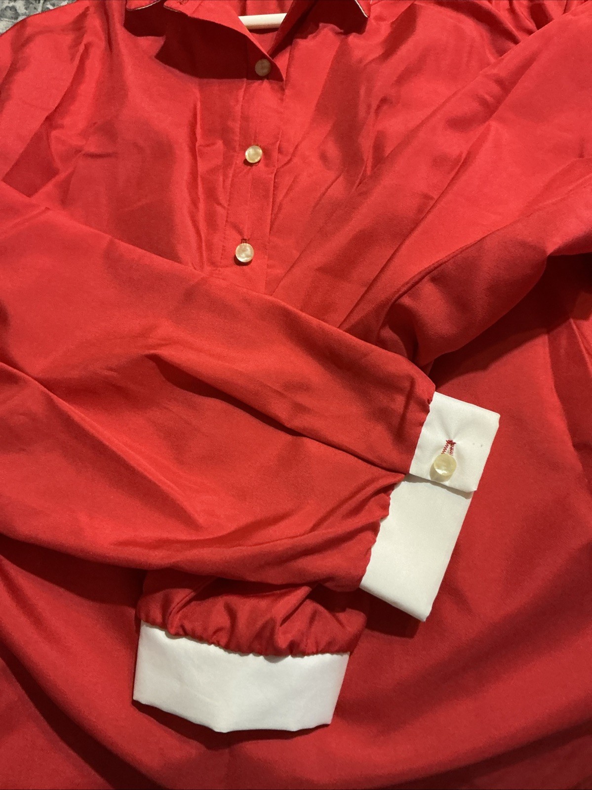 Vintage Sunny Lady Women’s Size 42. Long Sleeves. Excellent Condition. Red