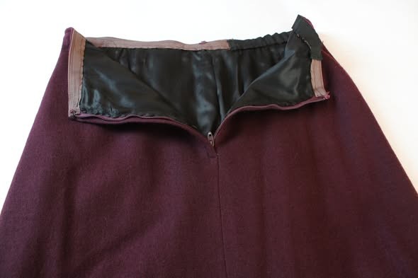 Vintage 1930s/40s Plum/Purple Wool Suit 1940s/30s