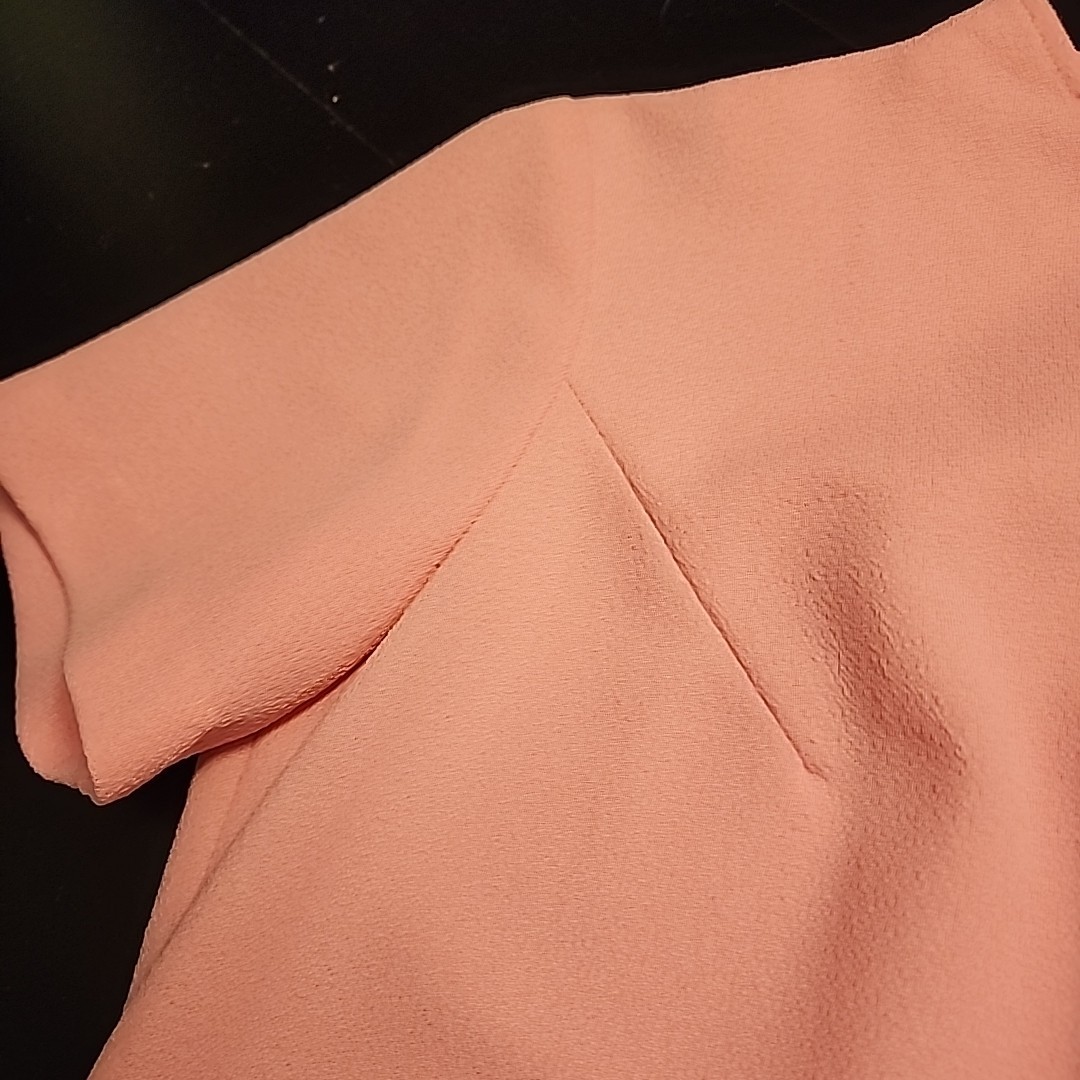 J. Harlan Originals Union Made ILGWU bright Pink Polyester Dress Vintage 1960s