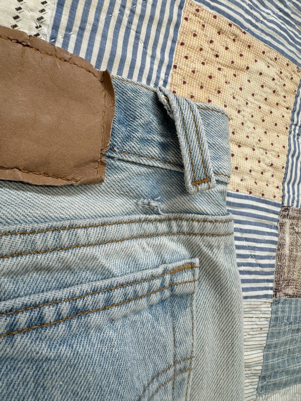 Vintage 1990s Levi’s 701 Student Light Wash Perfectly Faded Distressed 26 x 29