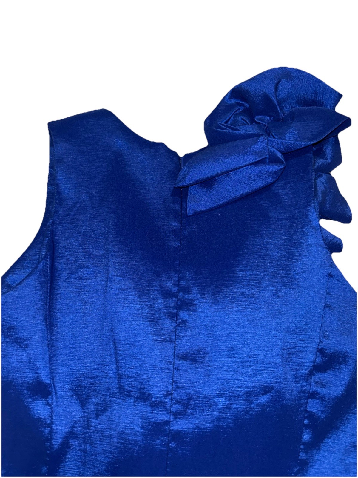 Vtg 90’s Jessica Mcclintock Cocktail Dress Royal Blue Party Prom Formal Sz 10