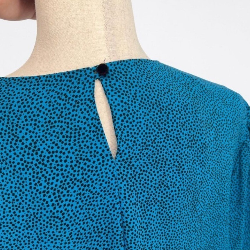 Lorac Original Vintage Teal Blue Ruffle Tiered Midi Dress Plus Size 22