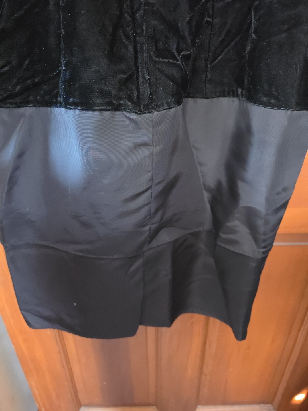 GlenRob Vintage 10 Velvet Black Cocktail Dress