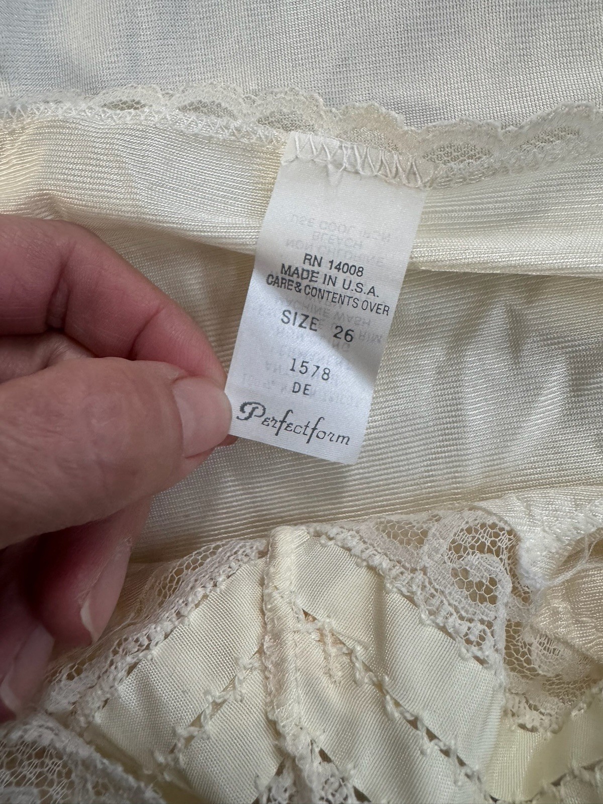 VTG Lot Of 4 USA Satin Lace Slips Nightgown XL Perfectform Mel Lin Movie Star