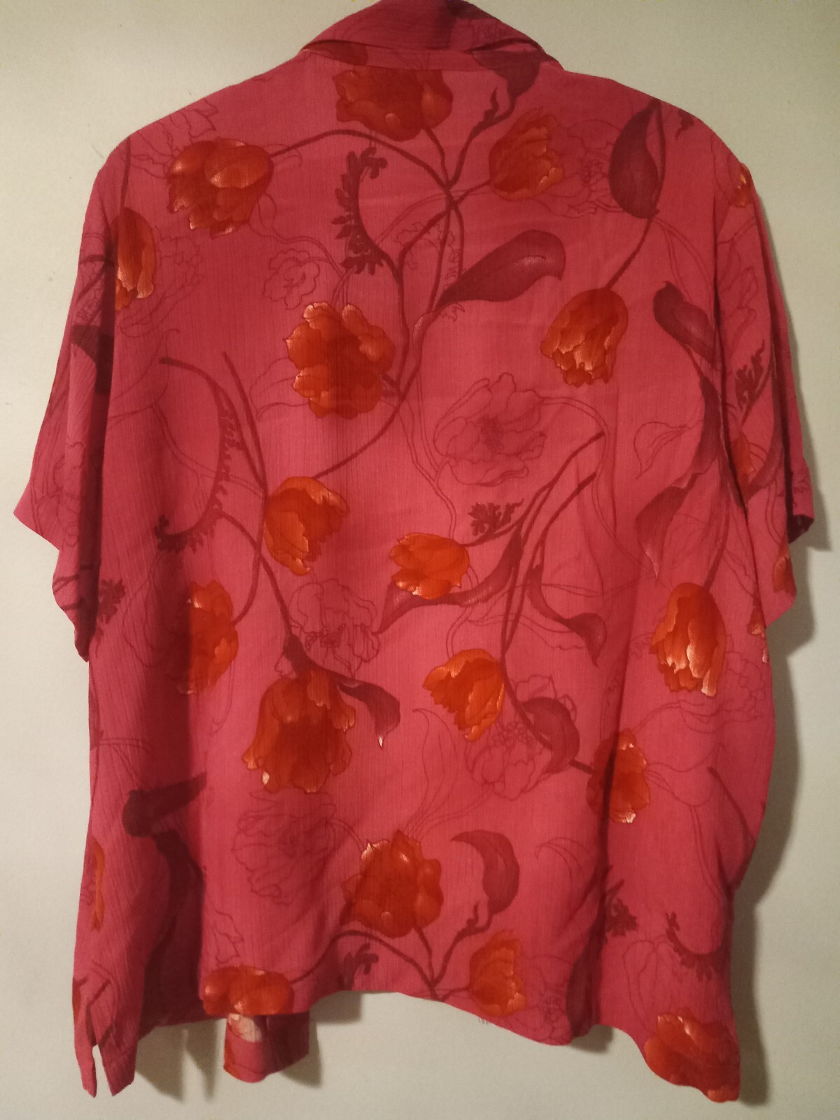 Vintage Drapers Damons 2 Piece Pink Blouse & Maxi Dress Women’s size XL *138