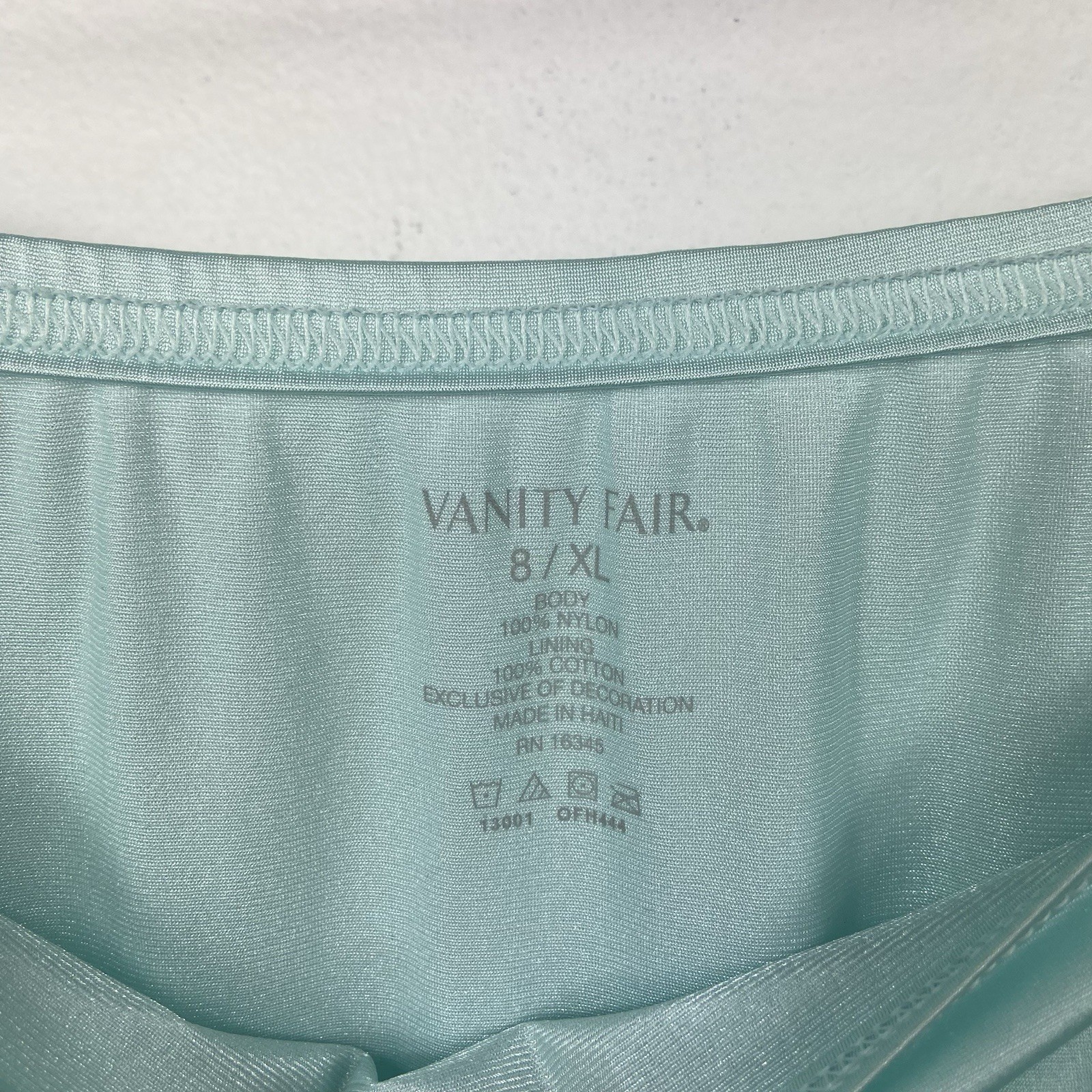 2 Pairs Vintage Vanity Fair 8 / 2XL Silky Panties Lace Nylon Semi Sheer 13-001