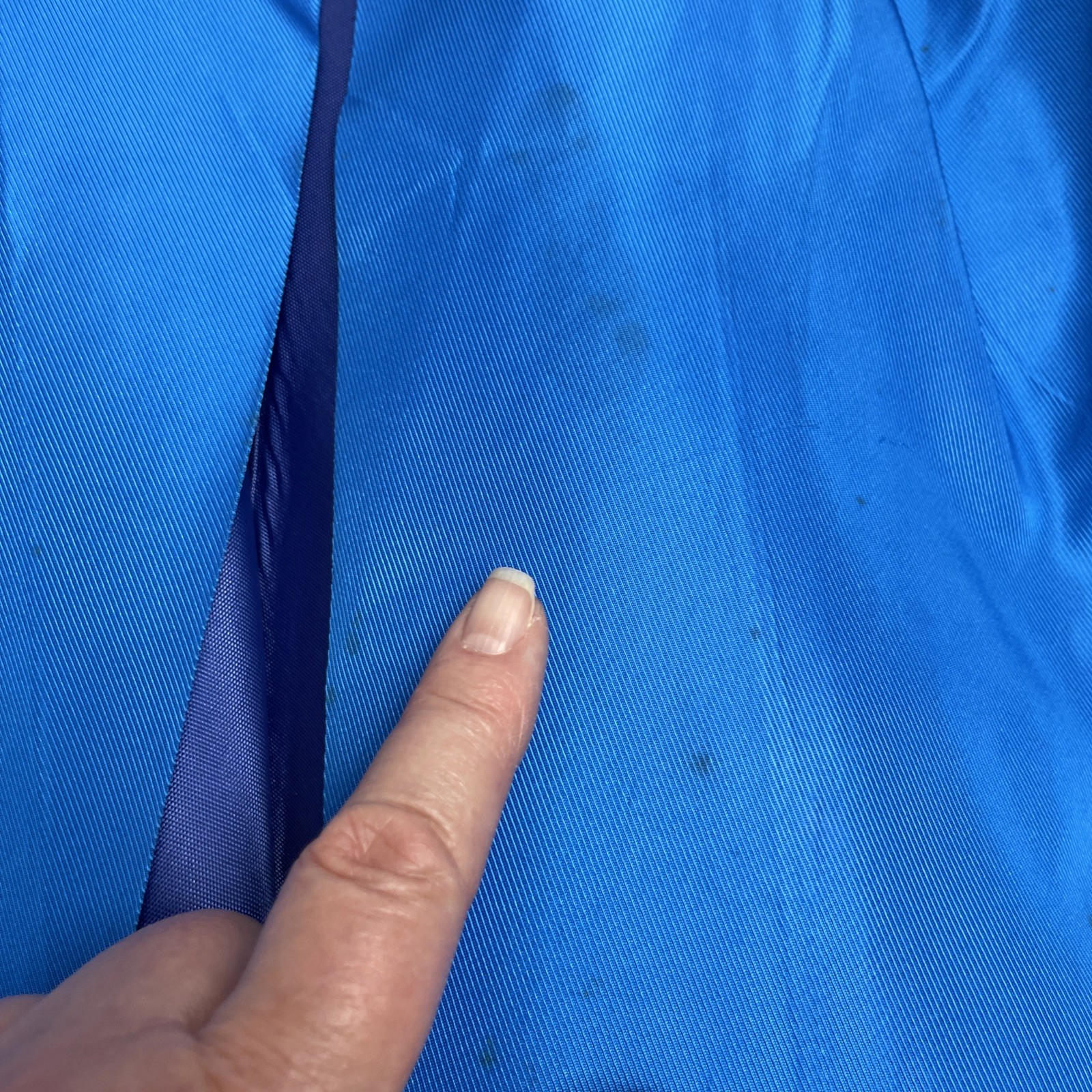 Vtg 50s Lorrie Deb San Francisco Dress Size 5 Turquoise Cocktail Overskirt 60s