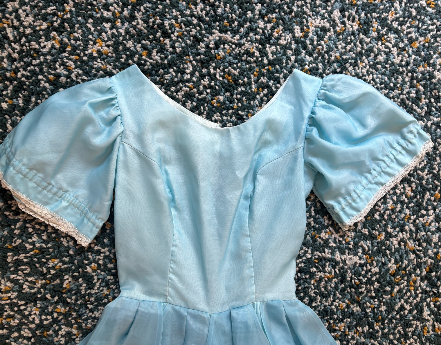 Vintage 50s H Bar C California Ranchwear Dress, Blue, Size Small