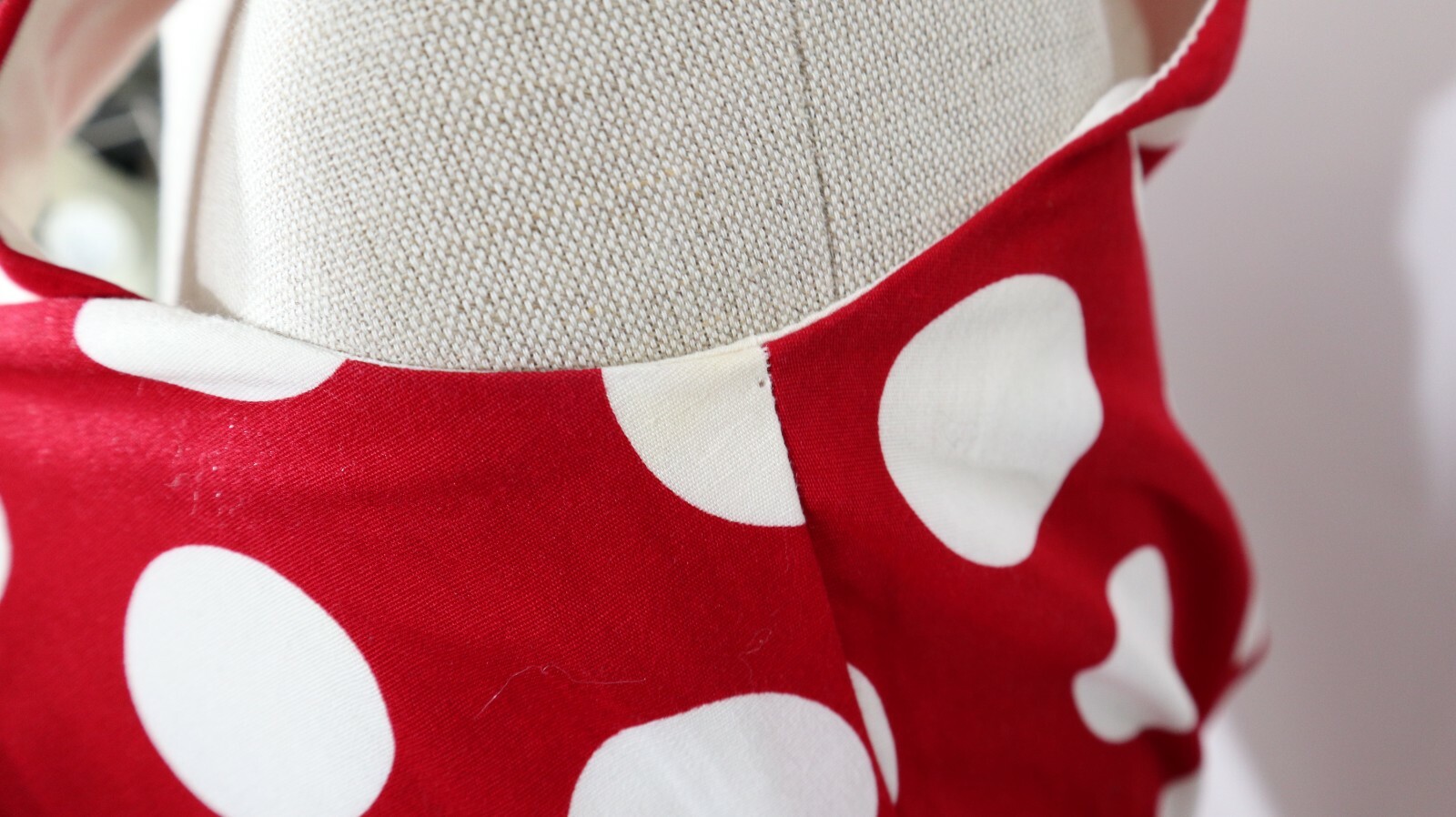 Vintage Ned Gould N.R1 Polka Dot Bombshell Retro Rockabilly Dress Size 8 USA