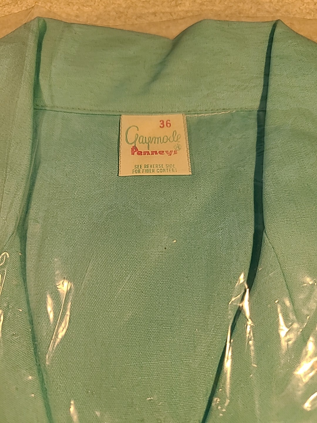 Vintage Penneys Gaymode Pajamas Women’s Size 36 Monogrammed