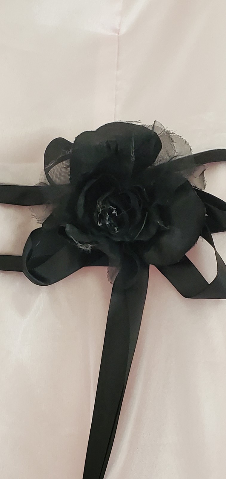 Scott McClintock Pink/Black Strapless Dress for Prom, Wedding, Party