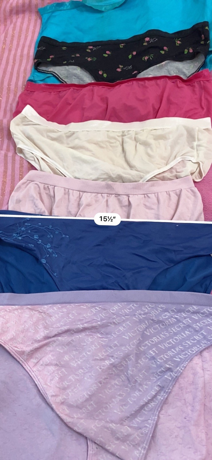 VINTAGE mix lote 7PANTIES#6084